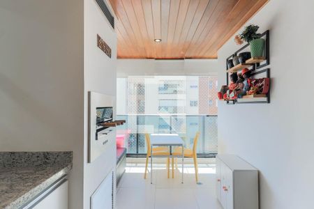 Varanda Gourmet de apartamento à venda com 3 quartos, 83m² em Jardim Caravelas, São Paulo