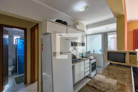 Sala/Cozinha de apartamento para alugar com 1 quarto, 55m² em Vila Caiçara, Praia Grande