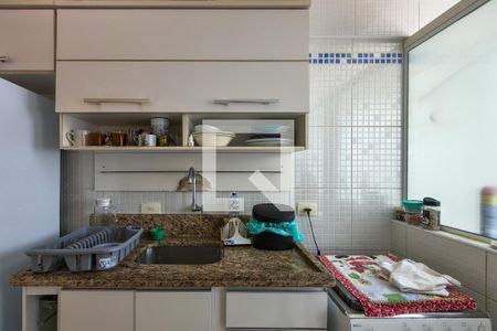 Sala/Cozinha de apartamento para alugar com 1 quarto, 55m² em Vila Caiçara, Praia Grande