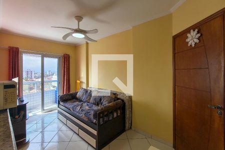 Sala/Cozinha de apartamento para alugar com 1 quarto, 55m² em Vila Caiçara, Praia Grande