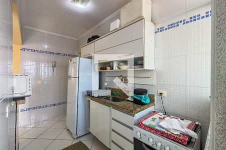 Sala/Cozinha de apartamento para alugar com 1 quarto, 55m² em Vila Caiçara, Praia Grande