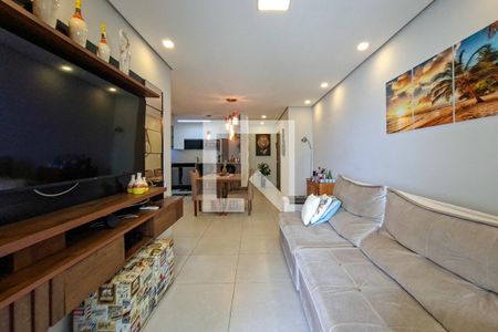 Sala de apartamento para alugar com 2 quartos, 88m² em Canto do Forte, Praia Grande