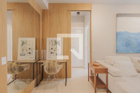 Sala de apartamento à venda com 1 quarto, 48m² em Pinheiros, São Paulo