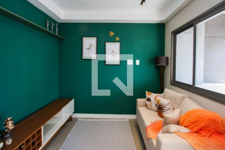Sala de apartamento para alugar com 1 quarto, 41m² em Santo Amaro, São Paulo