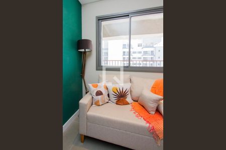 Sala de apartamento para alugar com 1 quarto, 41m² em Santo Amaro, São Paulo