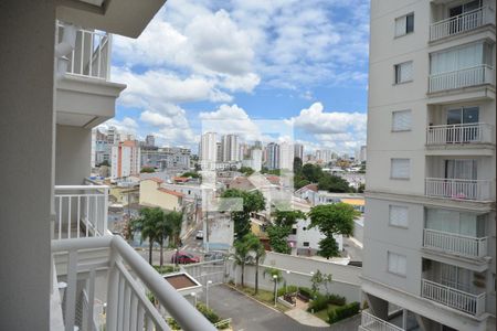 Varanda da Sala de apartamento para alugar com 1 quarto, 37m² em Santa Terezinha, Santo André