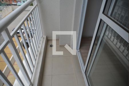 Varanda da Sala de apartamento para alugar com 1 quarto, 37m² em Santa Terezinha, Santo André