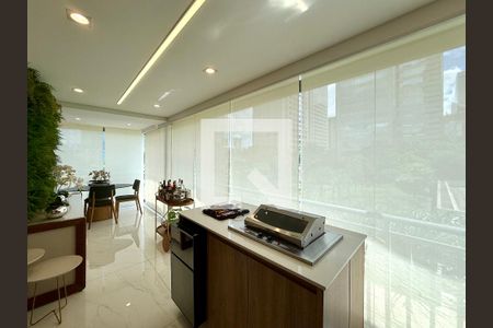 Sala de apartamento à venda com 1 quarto, 85m² em Cidade Monções, São Paulo