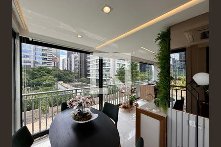 Sala de apartamento à venda com 1 quarto, 85m² em Cidade Monções, São Paulo