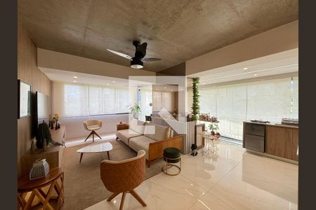 Sala de apartamento à venda com 1 quarto, 85m² em Cidade Monções, São Paulo