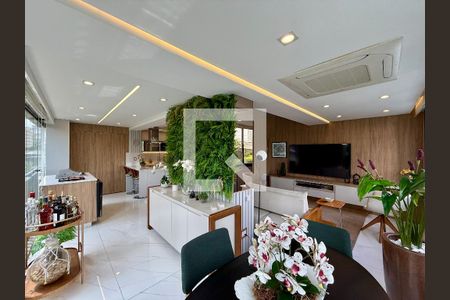 Sala de apartamento à venda com 1 quarto, 85m² em Cidade Monções, São Paulo