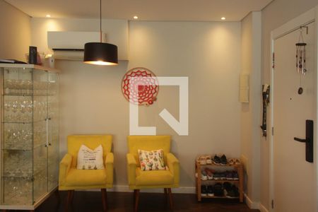 Sala de apartamento para alugar com 2 quartos, 84m² em Marapé, Santos