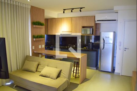 Sala/Cozinha de kitnet/studio para alugar com 1 quarto, 50m² em Jardim Canada, Ribeirão Preto