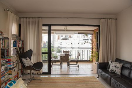 Sala de apartamento para alugar com 1 quarto, 106m² em Campo Belo, São Paulo