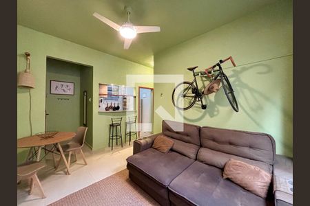 Sala de apartamento para alugar com 1 quarto, 40m² em Copacabana, Rio de Janeiro