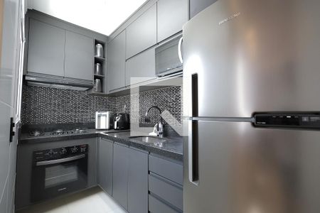 Cozinha de apartamento à venda com 2 quartos, 100m² em Vila Homero Thon, Santo André