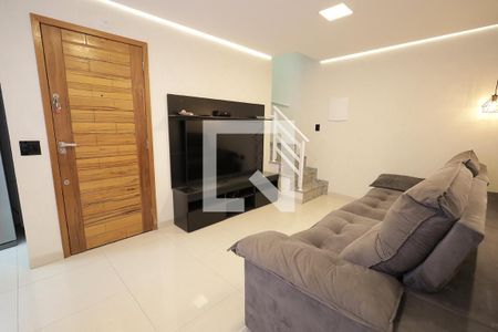 Sala de apartamento à venda com 2 quartos, 100m² em Vila Homero Thon, Santo André