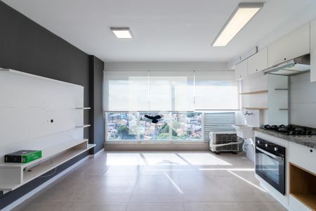  Sala de Estar de apartamento para alugar com 2 quartos, 39m² em Jardim Paraíso, São Paulo