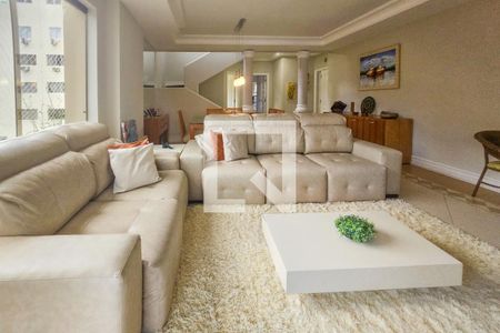 Sala de apartamento para alugar com 3 quartos, 205m² em Balneario Cidade Atlantica, Guarujá