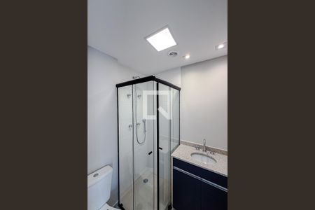 Banheiro de kitnet/studio à venda com 1 quarto, 23m² em Vila Mariana, São Paulo