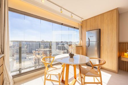 Sala de apartamento à venda com 1 quarto, 28m² em Itaim Bibi, São Paulo