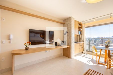 Sala de apartamento à venda com 1 quarto, 28m² em Itaim Bibi, São Paulo