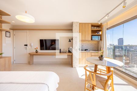 Sala de apartamento à venda com 1 quarto, 28m² em Itaim Bibi, São Paulo