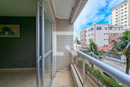 Sacada  de apartamento para alugar com 2 quartos, 70m² em Aviação, Praia Grande