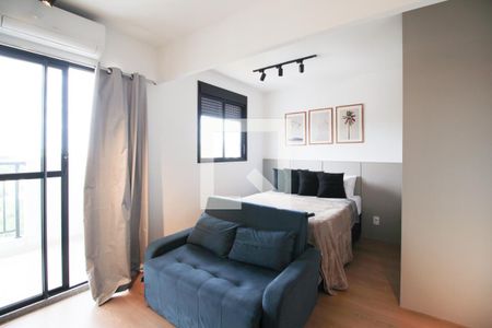 Suíte  de kitnet/studio para alugar com 1 quarto, 27m² em Moema, São Paulo