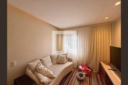 Sala  de apartamento à venda com 1 quarto, 61m² em Brooklin, São Paulo