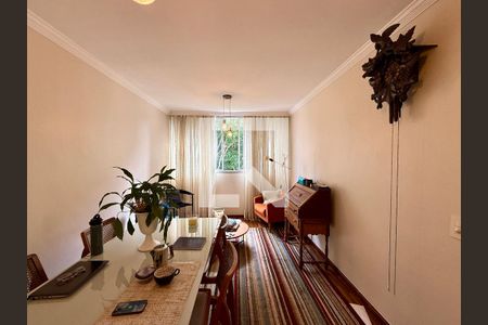 Sala  de apartamento à venda com 1 quarto, 61m² em Brooklin, São Paulo