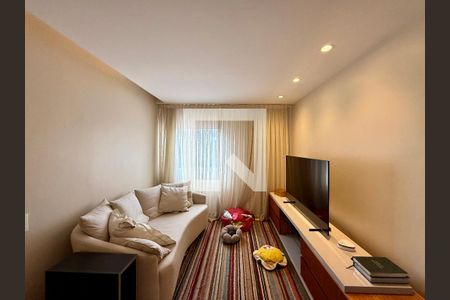 Sala  de apartamento à venda com 1 quarto, 61m² em Brooklin, São Paulo