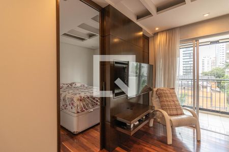 Sala de apartamento para alugar com 1 quarto, 48m² em Moema, São Paulo