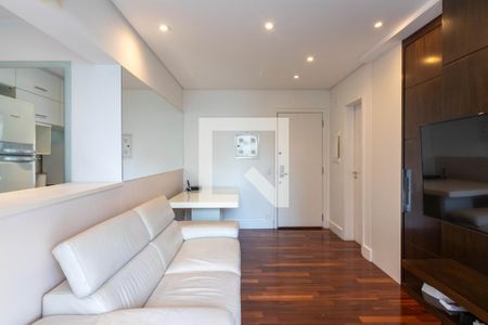 Sala de apartamento para alugar com 1 quarto, 48m² em Moema, São Paulo