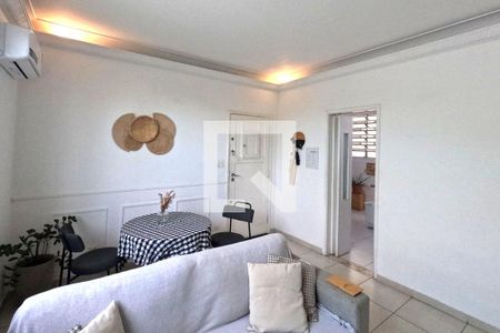 Sala de apartamento para alugar com 3 quartos, 100m² em Boqueirão, Santos