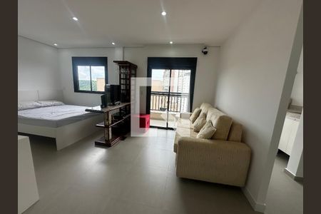 Sala de apartamento para alugar com 1 quarto, 36m² em Empresarial 18 do Forte, Barueri