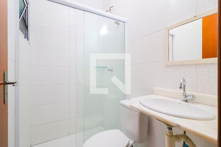 Banheiro da Suíte 1 de casa de condomínio à venda com 3 quartos, 115m² em Jardim Sao Carlos (zona Leste), São Paulo