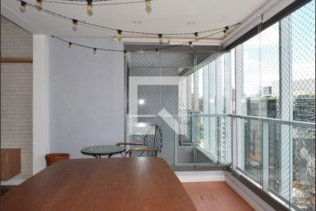 Varanda gourmet de apartamento para alugar com 3 quartos, 124m² em Jardim Paulistano, São Paulo