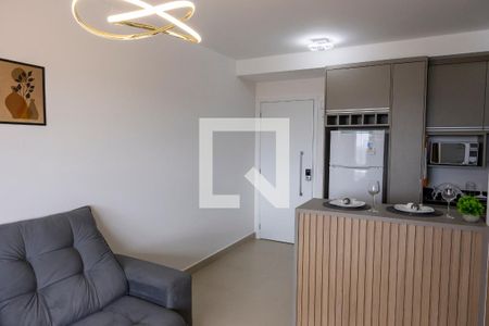 Sala de apartamento para alugar com 1 quarto, 43m² em Parque Campolim, Sorocaba
