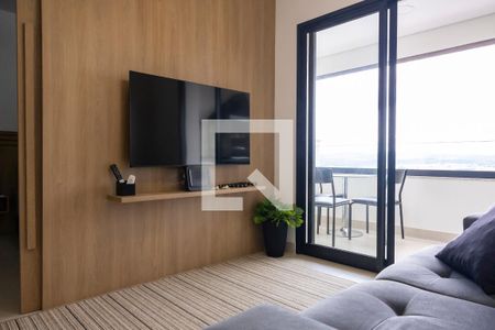 Sala de apartamento para alugar com 1 quarto, 43m² em Parque Campolim, Sorocaba