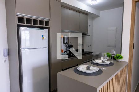 Sala/Cozinha de apartamento para alugar com 1 quarto, 43m² em Parque Campolim, Sorocaba