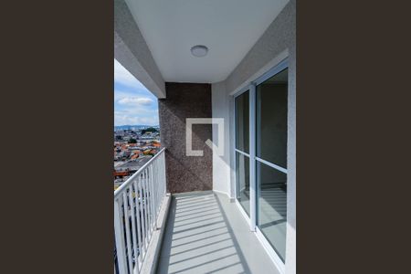Varanda da Sala de apartamento para alugar com 2 quartos, 55m² em Vila das Bandeiras, Guarulhos