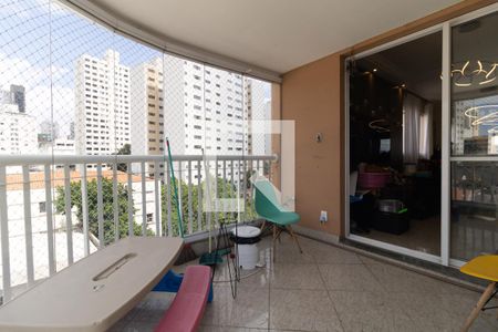 Varanda da Sala de apartamento à venda com 3 quartos, 101m² em Cambuci, São Paulo