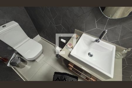 Lavabo de casa à venda com 3 quartos, 208m² em Vila Valparaíso, Santo André