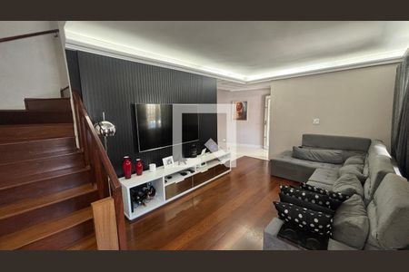 Sala de casa à venda com 3 quartos, 208m² em Vila Valparaíso, Santo André