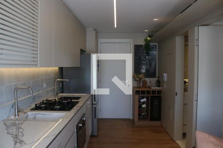 Sala e Cozinha Integrada de apartamento para alugar com 1 quarto, 29m² em Parque Industrial Tomas Edson, São Paulo