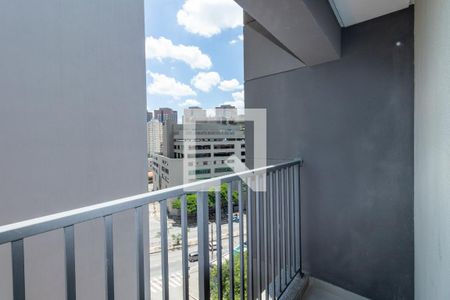 Sacada do Studio de apartamento à venda com 1 quarto, 25m² em Barra Funda, São Paulo