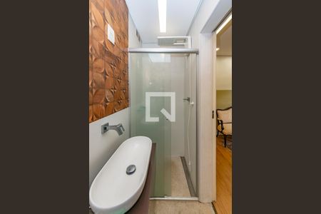 Banheiro Social 1 de apartamento à venda com 3 quartos, 70m² em Nova Gameleira, Belo Horizonte