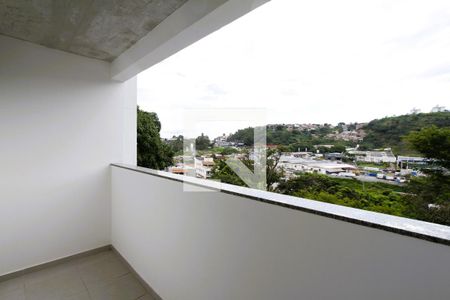 Varanda da Sala de apartamento para alugar com 2 quartos, 50m² em Alto Caiçaras, Belo Horizonte
