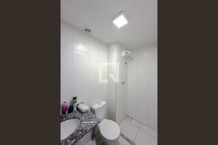 Banheiro de kitnet/studio à venda com 1 quarto, 27m² em Ipiranga, São Paulo